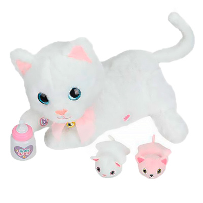 Интерактивная игрушка Мой Питомец Кошка Белла с котятами 25 см My Friends 392430 1